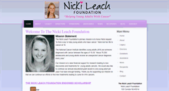 Desktop Screenshot of nickileach.org