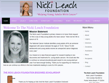 Tablet Screenshot of nickileach.org